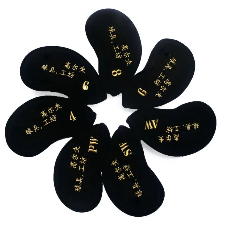 Vločkovací materiál Golfové Iron Head Covers