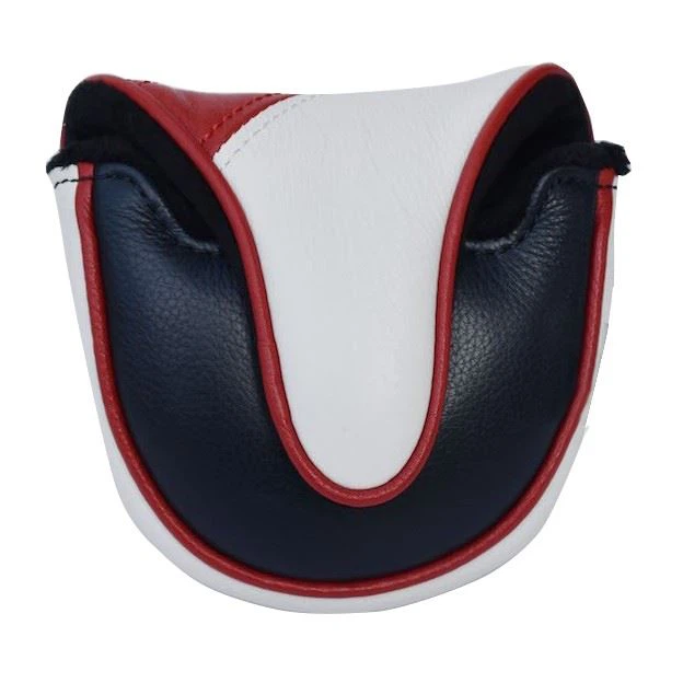 Applique Stripes Golf Mallet Putter Headcover Applique Stripes Golf Mallet Putter Headcover